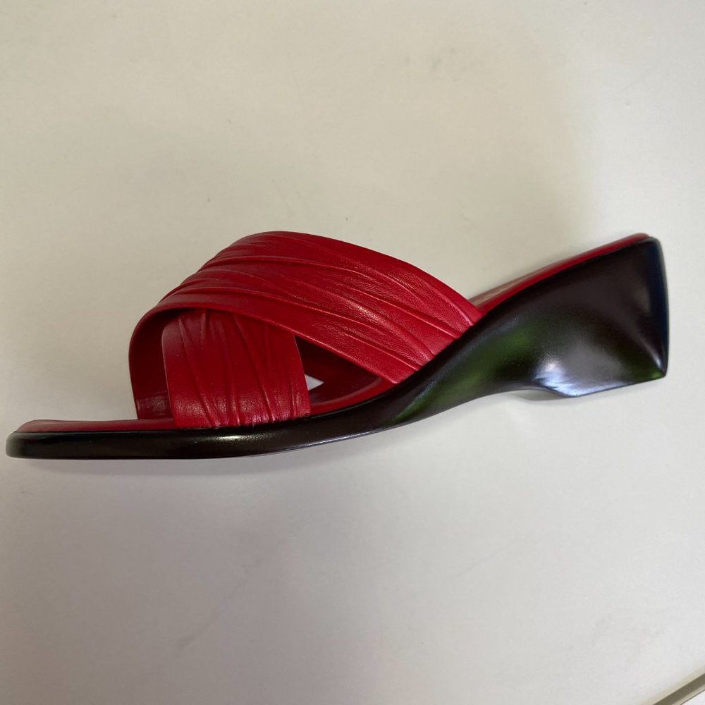 Red Italian Sandals - Picture 3 of 5